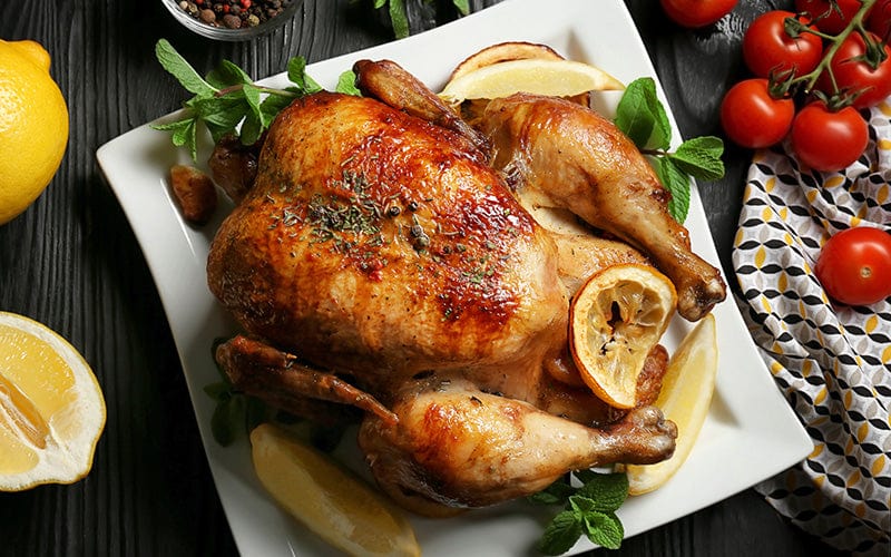 Lemon & Herb One-Pot Organic Chicken with Orzo and Greens