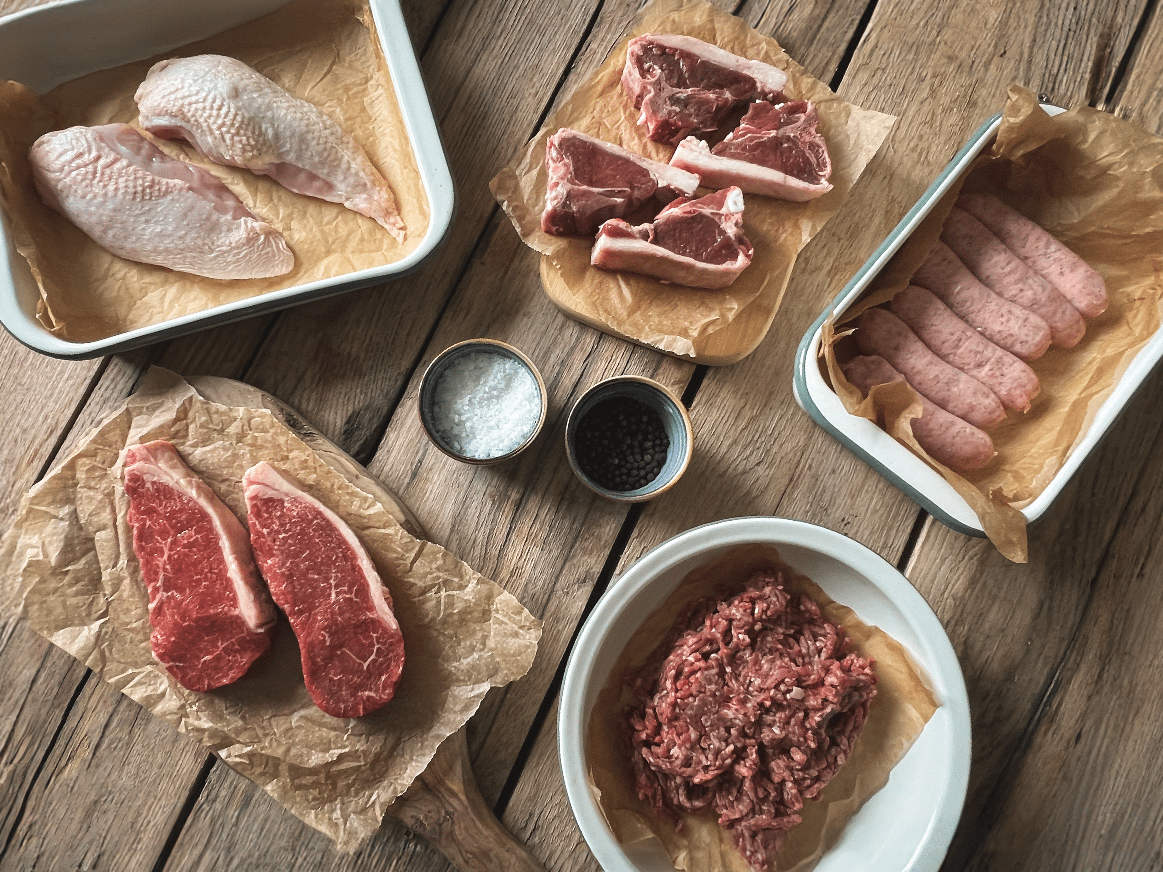 Eversfield Organic Meat and Fish Selection Box Eversfield Classic Organic Meat Box